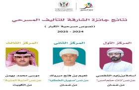 عمانيان وكويتي يفوزون بجائزة الشارقة للتأليف المسرحي 