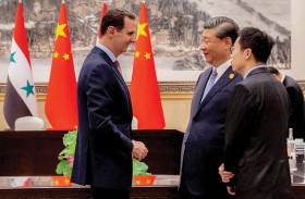 الرئيس الصيني يلتقي الأسد ويعلن شراكة استراتيجية بين البلدين