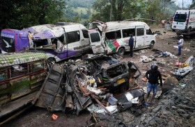 54 قتيلاً وجريحاً حصيلة ضحايا تفجير كولومبيا