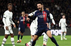 سان جرمان يتفادى الخسارة أمام رين بهدف راموش 