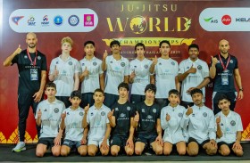 منتخب الناشئين يجتاز إجراءات الوزن الرسمية للمشاركة في بطولة العالم للجوجيتسو غدا بتايلاند