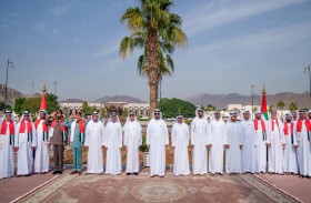 محمد الشرقي يشهد مراسم رفع علَم الدولة بالفجيرة ويؤكد أهمية المناسبة في ترسيخ قيم الاتحاد