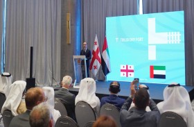 نائب رئيس وزراء جورجيا يلتقي في تبليسي وفدا من مجموعة موانئ أبوظبي برئاسة الصايغ