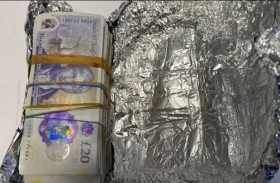 ضبط ثروة على هيئة شطيرة