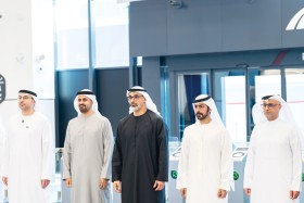 خالد بن محمد بن زايد يدشّن محطة قطار الركاب بمدينة محمد بن زايد ويشهد الإعلان عن شبكة خط السكك الحديدية لنقل الركاب