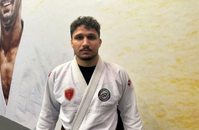 لاعب المنتخب الوطني للجوجيتسو عبدالله الكبيسي يستعد للبطولة الآسيوية مايو المقبل