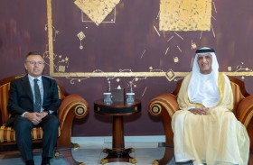 سعود بن صقر يستقبل سفير تركيا