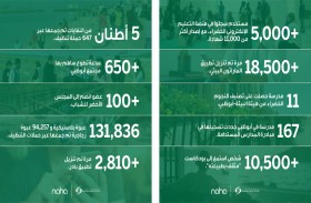 هيئة البيئة – أبوظبي تحتفل بنجاح العام الأول منذ إطلاق منصة ناها بعد جمع ما يقارب خمسة أطنان من النفايات وتحقيق عدد من الإنجازات البارزة في مجال الاستدامة البيئية 