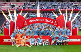 بعد الفوز بكأس إنجلترا .. 6 أيام تفصل مانشستر سيتي عن تحقيق «الثلاثية التاريخية»