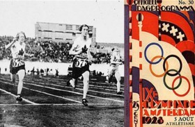 امستردام 1928..  الشعلة توقد رغم انف الملكة فيلهلمين 