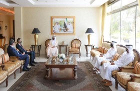 حاكم رأس الخيمة يستقبل السفير العراقي