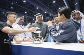 زايد بن محمد بن زايد يشهد افتتاح كأس آسيا والمحيط الهادئ للروبوتات 2025
