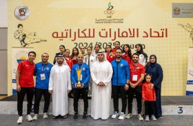 «شباب الأهلي» و «الشارقة» بطلا كأس الاتحاد للكاراتيه