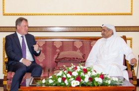 حاكم الفجيرة يستقبل الرئيس التنفيذي لشركة فيتول العالمية للبترول