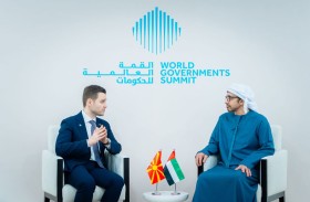 عبدالله بن زايد يستقبل وزير خارجية شمال مقدونيا ويوقعان مذكرة تفاهم بين البلدين