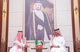 عمار النعيمي يستقبل القنصل العام السعودي