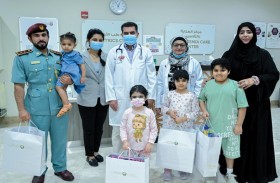 وفد من الداخلية يزور قسم الأطفال في برجيل الطبية