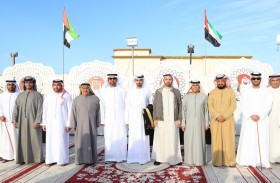 ولي عهد رأس الخيمة يحضر أفراح المحرزي و الشامسي