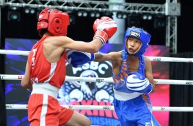 لاعبو كازاخستان وأوكرانيا يتصدرون منافسات ربع نهائي آسيوية الملاكمة