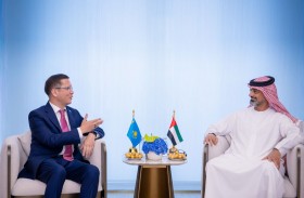عمار بن حميد يستقبل سفير كازاخستان