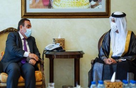 حاكم رأس الخيمة يستقبل محافظ الأنبار بالعراق