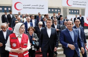 ماكرون من العريش: غزة هي مليونا شخص تحت الحصار وليست مشروعا عقاريا