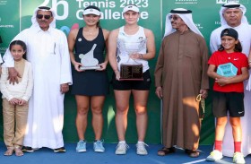 الروسية «انستاسيا» بطلة الفردي لتحدي الحبتور الدولية الـ26 لتنس السيدات 