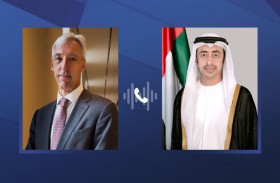 عبدالله بن زايد ووزير خارجية البرتغال يبحثان هاتفيا العلاقات الثنائية والتطورات في المنطقة