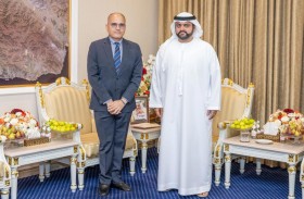 ولي عهد الفجيرة يستقبل سفير كوستاريكا