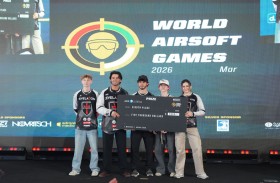 تتويج الفائزين ببطولة الألعاب العالمية للإيرسوفت في أبوظبي