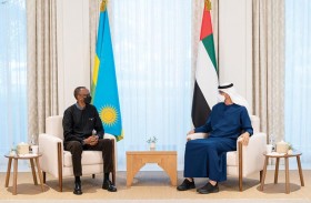 محمد بن زايد يبحث مع رئيس رواندا العلاقات الثنائية والقضايا الإقليمية والدولية