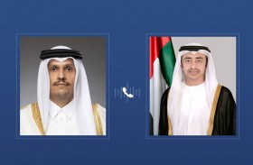 عبدالله بن زايد يبحث هاتفيا مع رئيس مجلس الوزراء وزير خارجية قطر مجمل التطورات الإقليمية