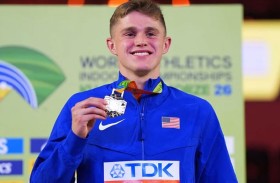 لوتكنهاوس أصغر رياضي يفوز بلقب في مونديال القوى داخل القاعات