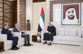 خالد بن محمد بن زايد يلتقي الرئيس التنفيذي لمجموعة «إتش إس بي سي»