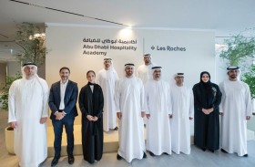 ذياب بن محمد بن زايد يفتتح أكاديمية أبوظبي للضيافة – لي روش