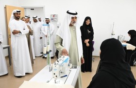 نهيان بن مبارك يزور مركز الابتكار التابع لمؤسسة زايد العليا لأصحاب الهمم