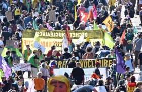 احتجاجات في فرنسا ضد مشروع إنشاء مركز لطمر النفايات النووية 