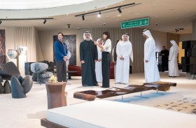 خالد بن محمد بن زايد يزور معرض «نوماد أبوظبي»