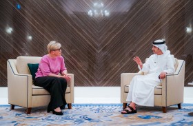 عبدالله بن زايد يستقبل رئيسة وزراء ليتوانيا