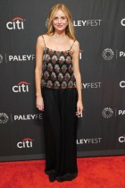 الممثلة الأمريكية جوستين لوب لدى حضورها عرض فيلم «لا أحد يريد هذا» من إنتاج نتفليكس خلال مهرجان بالي فست لوس أنجلوس. ا ف ب 