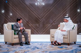 عبدالله بن زايد يستقبل وزير خارجية نيكاراغوا في إكسبو 2020