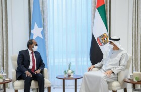 رئيس الدولة يستقبل رئيس الصومال ويؤكد دعم الإمارات كل ما يحقق السلام والاستقرار والتنمية للشعب الصومالي الشقيق