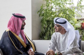 رئيس الدولة يلتقي الأمير محمد بن سلمان على هامش مشاركته في قمة العشرين