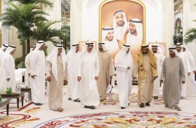 حمد الشرقي وسعود المعلا يعزيان في وفاة مهرة بنت خالد آل نهيان