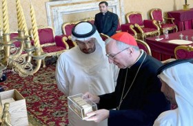 أمين سر دولة الفاتيكان يلتقي وفد بيت العائلة الإبراهيمية