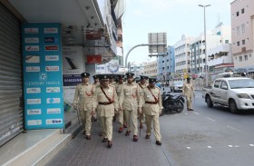 اللواء المنصوري يتفقد مركز شرطة نايف