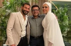 محمد هنيدي يحتفل بخطوبة ابنته فريدة