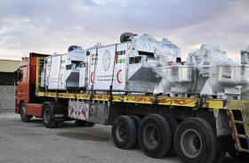 الإمارات ترسل 5 مخابز أتوماتيكية إلى مدينة العريش تمهيداً لدخولها قطاع غزة دعما للأشقاء الفلسطينيين
