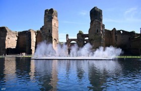 روما.. مرآة مائية جديدة في حمامات كاراكالا الأثرية