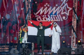 سلطان بن أحمد القاسمي يتوج يحيى نادي بلقب منشد الشارقة 14